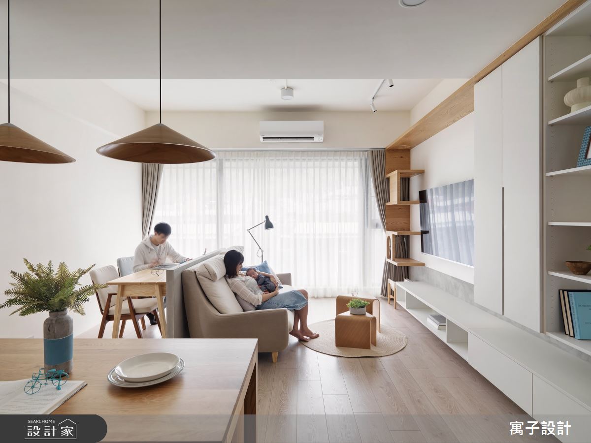 20坪新成屋(5年以下)＿北歐風客廳餐廳案例圖片＿寓子設計＿寓子_漫步好好之8