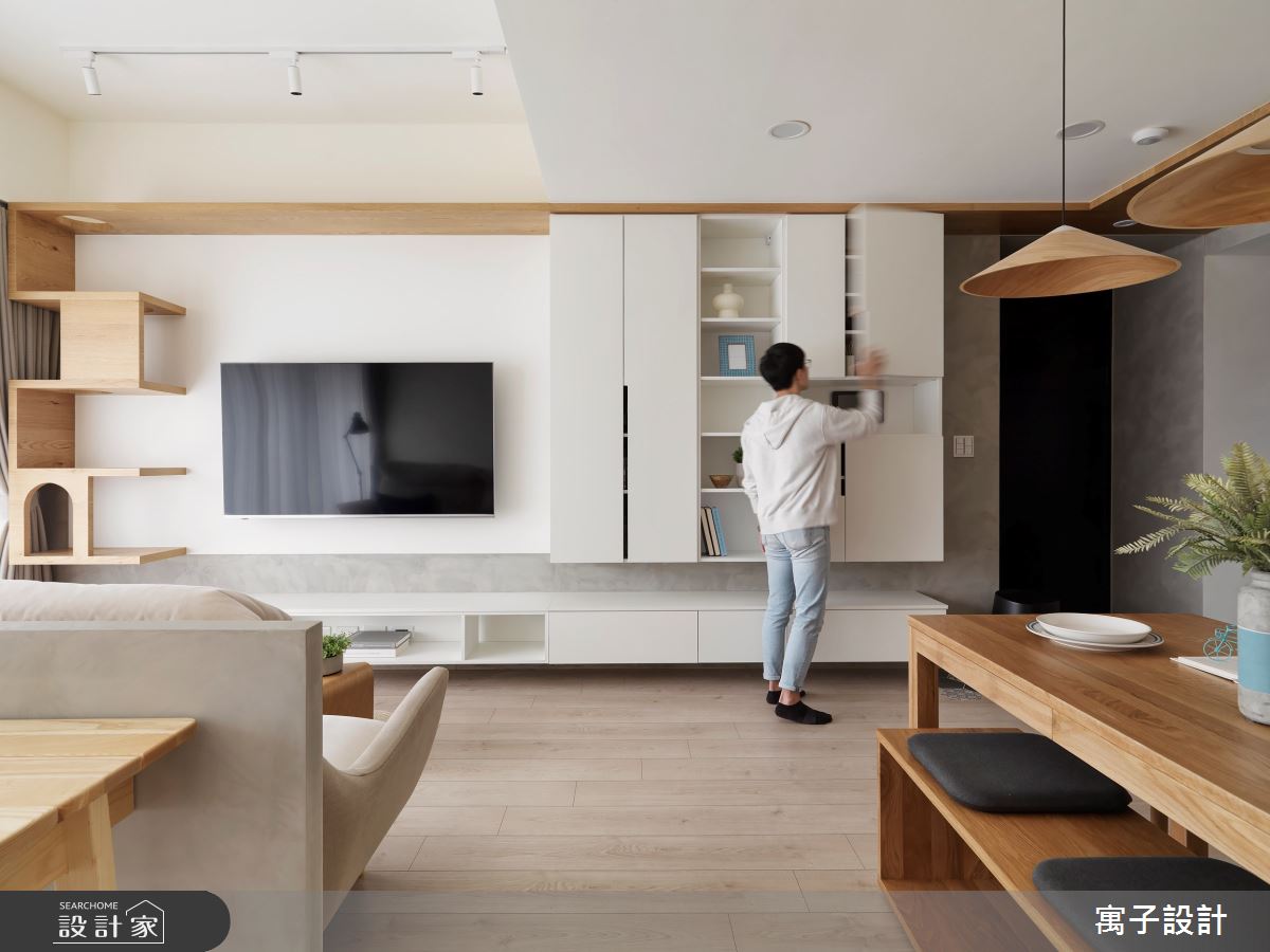 20坪新成屋(5年以下)＿北歐風客廳餐廳案例圖片＿寓子設計＿寓子_漫步好好之11