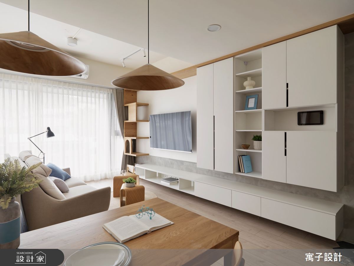 20坪新成屋(5年以下)＿北歐風客廳餐廳案例圖片＿寓子設計＿寓子_漫步好好之3