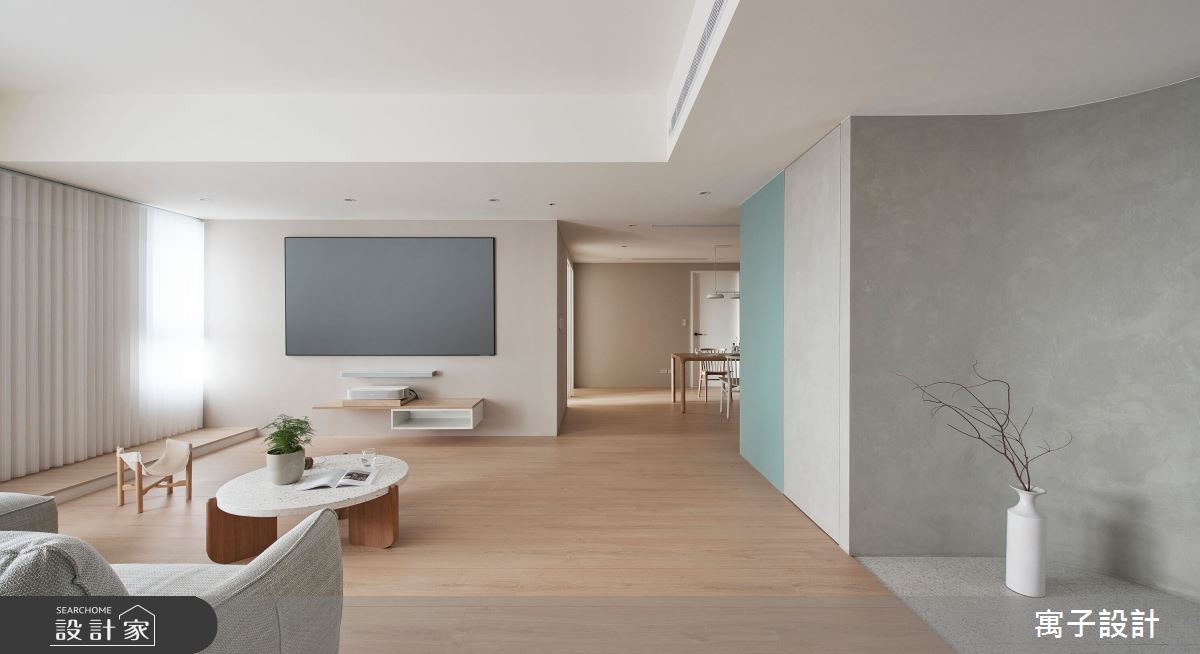 28坪新成屋(5年以下)＿北歐風客廳案例圖片＿寓子設計＿寓子_悠悠之1