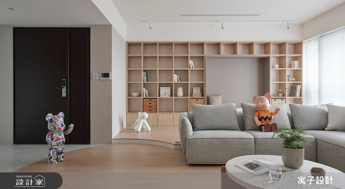 28坪新成屋(5年以下)＿北歐風客廳案例圖片＿寓子設計＿寓子_悠悠之6