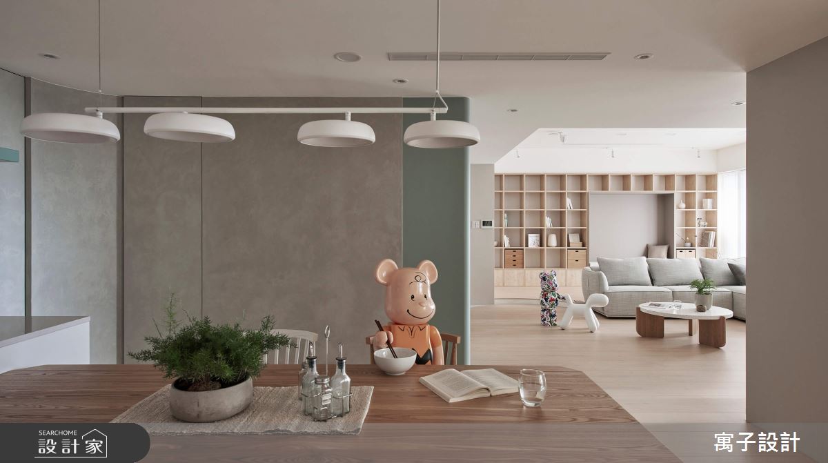 28坪新成屋(5年以下)＿北歐風餐廳案例圖片＿寓子設計＿寓子_悠悠之11
