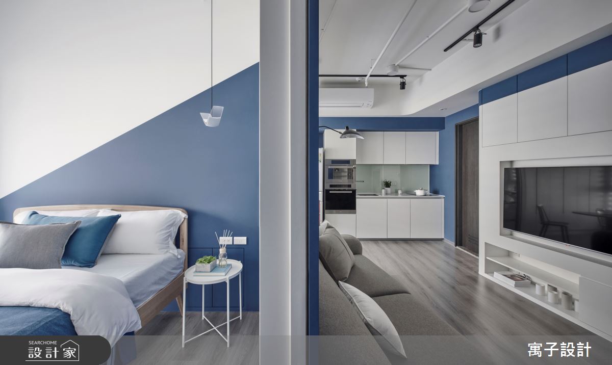 15坪新成屋(5年以下)＿休閒多元臥室案例圖片＿寓子設計＿寓子_島嶼之11
