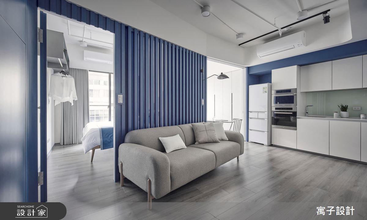 15坪新成屋(5年以下)＿休閒多元客廳案例圖片＿寓子設計＿寓子_島嶼之4