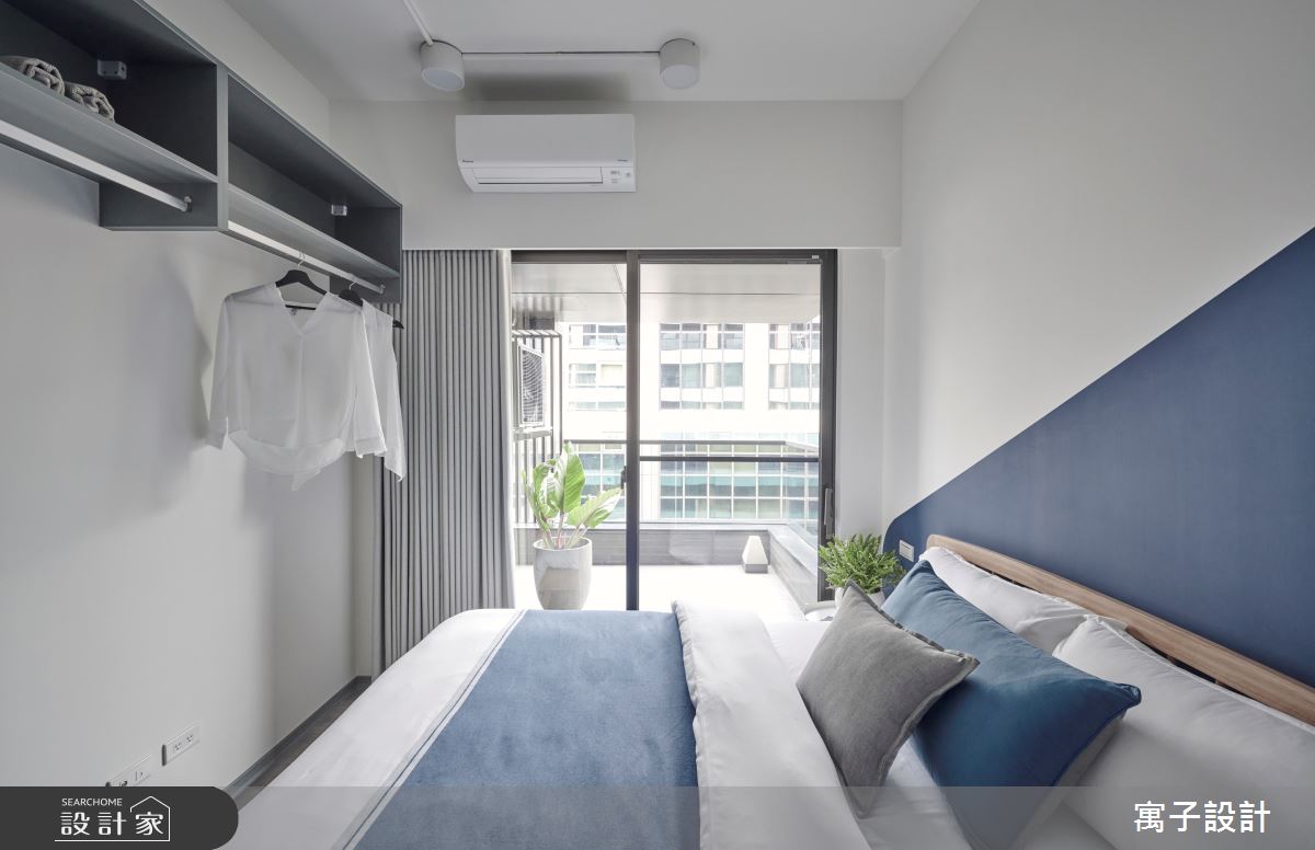 15坪新成屋(5年以下)＿休閒多元臥室案例圖片＿寓子設計＿寓子_島嶼之12