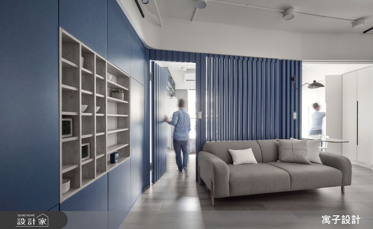 15坪新成屋(5年以下)＿休閒多元客廳案例圖片＿寓子設計＿寓子_島嶼之7