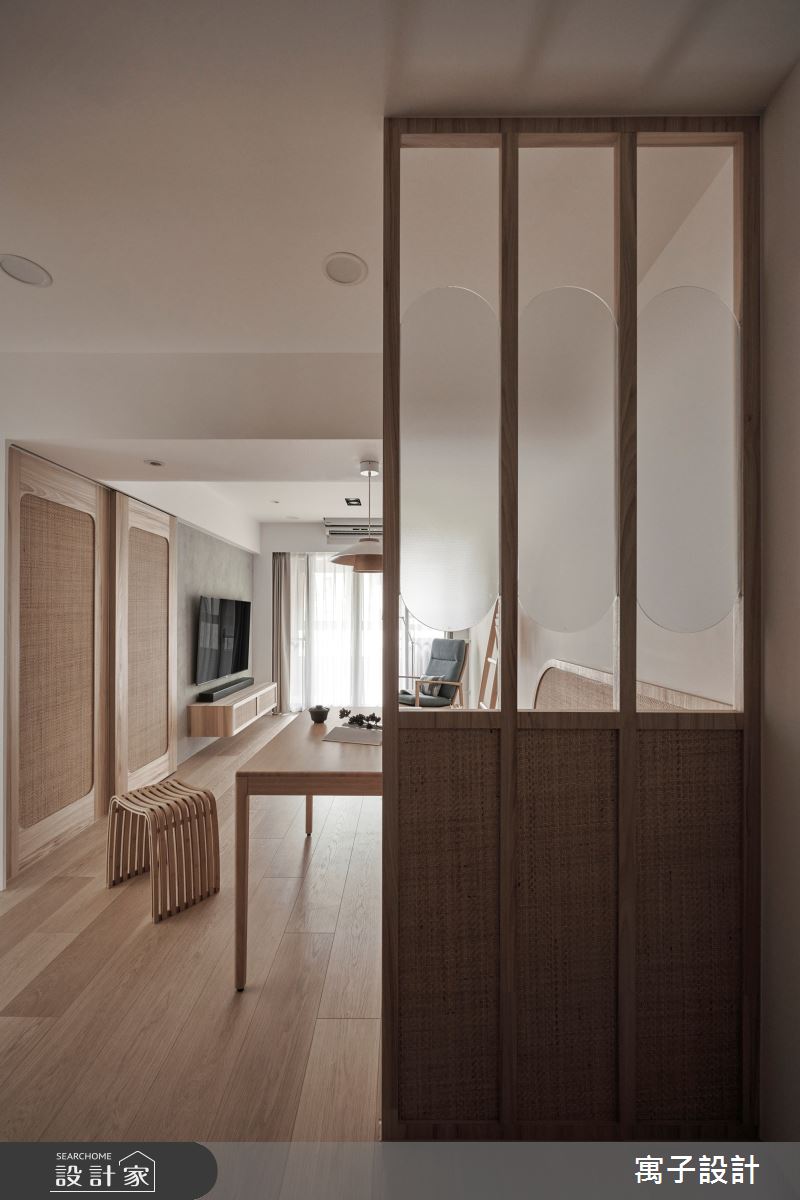 30坪老屋(16~30年)＿休閒多元風玄關案例圖片＿寓子設計＿寓子_縷縷之1
