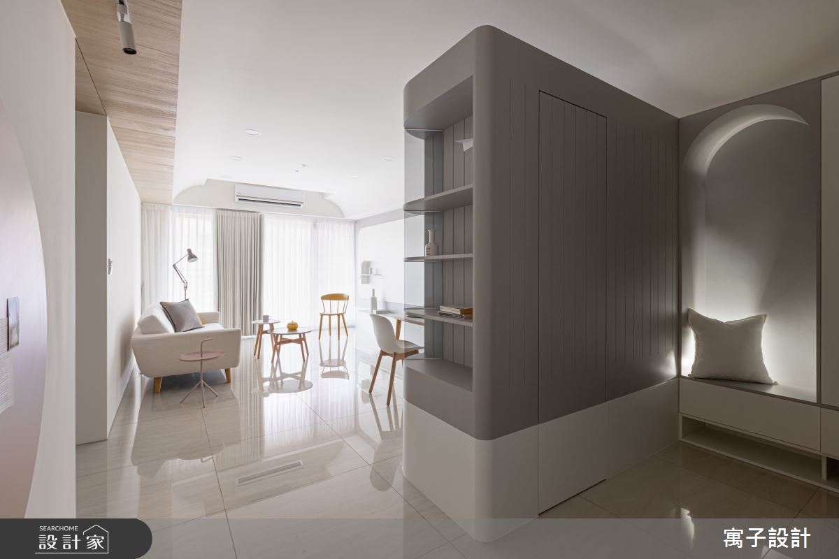 30坪新成屋(5年以下)＿北歐風玄關客廳案例圖片＿寓子設計＿寓子_想像之3