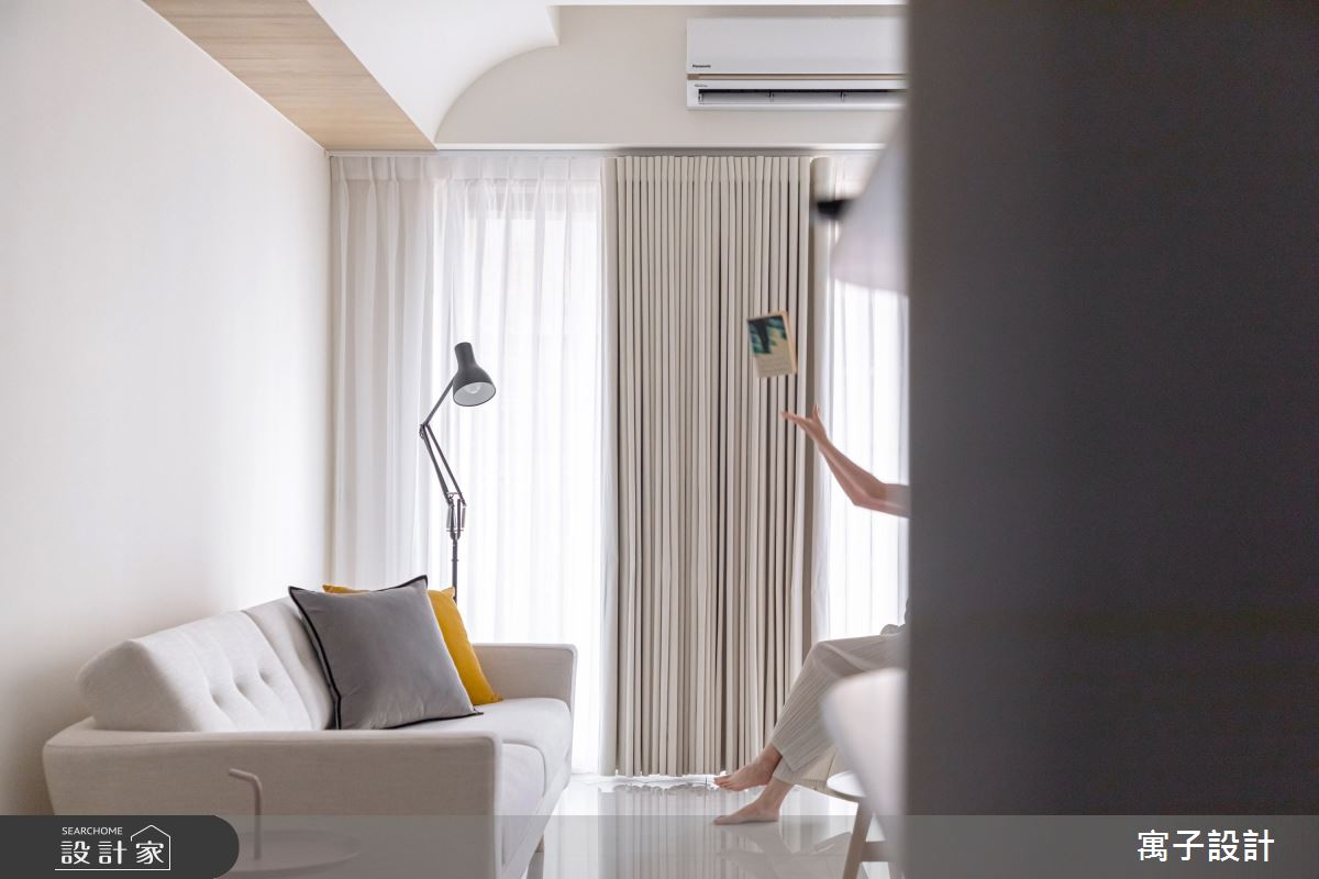 30坪新成屋(5年以下)＿北歐風客廳案例圖片＿寓子設計＿寓子_想像之4
