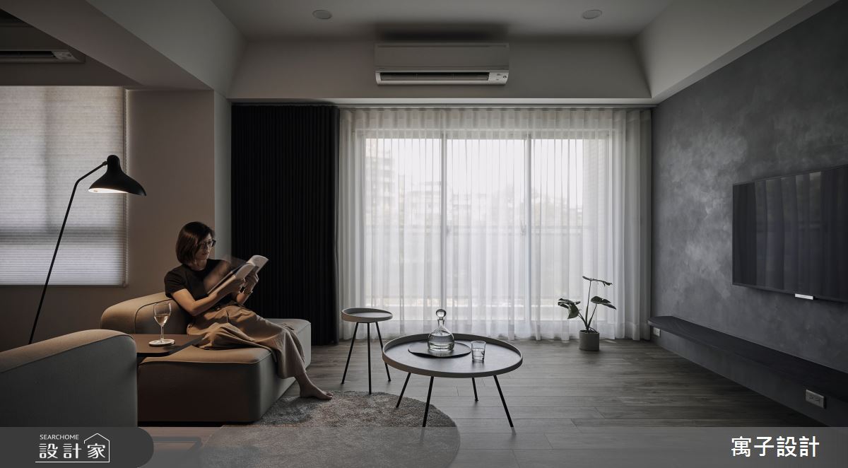 40坪老屋(16~30年)＿現代風客廳案例圖片＿寓子設計＿寓子_醞釀之3