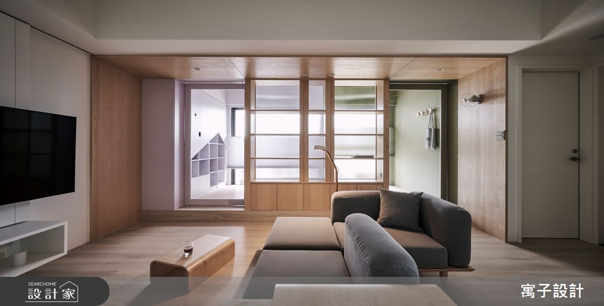 20坪新成屋(5年以下)＿北歐風客廳案例圖片＿寓子設計＿寓子_HYGGE!之3