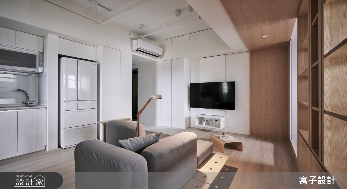 20坪新成屋(5年以下)＿北歐風客廳案例圖片＿寓子設計＿寓子_HYGGE!之8