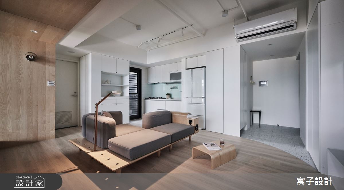 20坪新成屋(5年以下)＿北歐風客廳案例圖片＿寓子設計＿寓子_HYGGE!之9