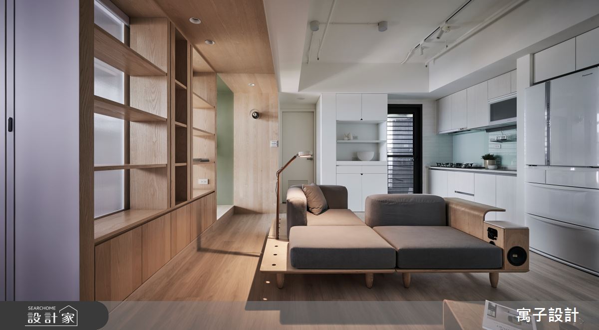 20坪新成屋(5年以下)＿北歐風客廳案例圖片＿寓子設計＿寓子_HYGGE!之6