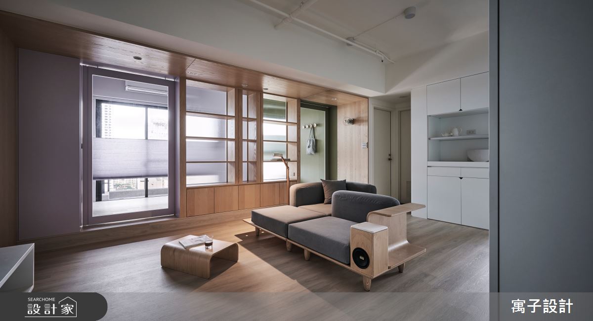 20坪新成屋(5年以下)＿北歐風客廳案例圖片＿寓子設計＿寓子_HYGGE!之1