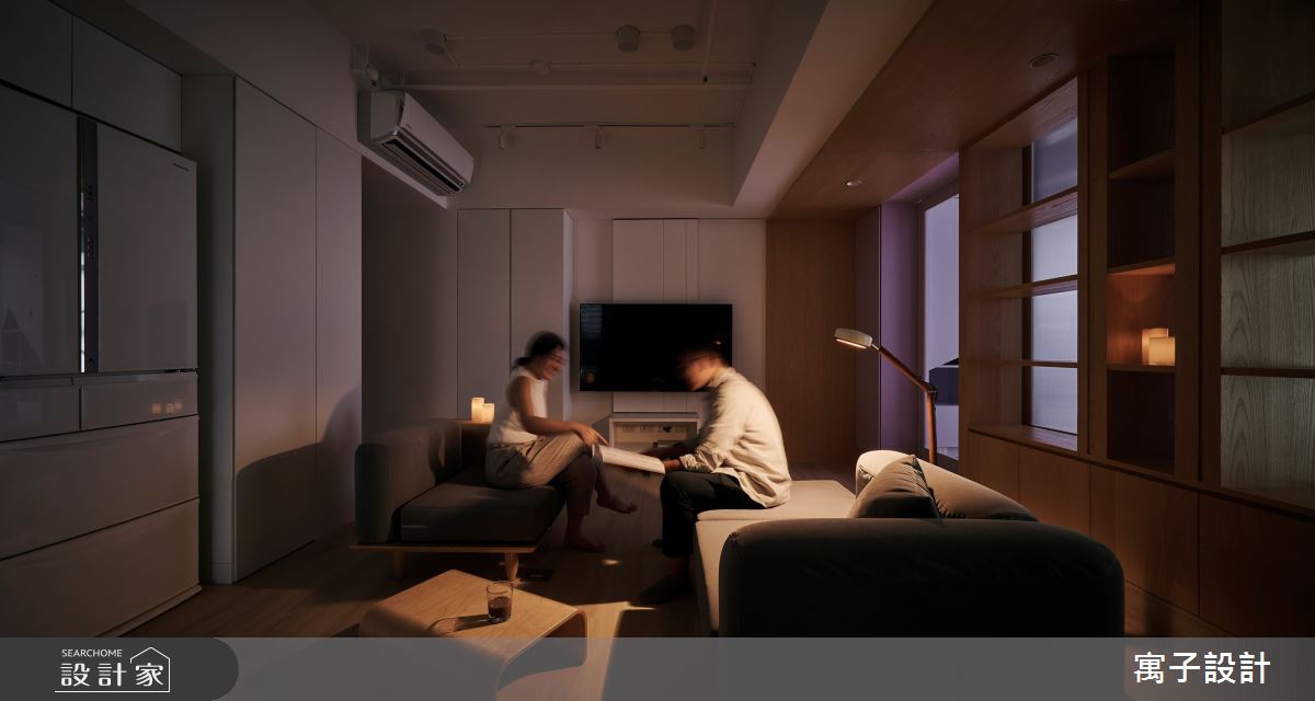 20坪新成屋(5年以下)＿北歐風客廳案例圖片＿寓子設計＿寓子_HYGGE!之13