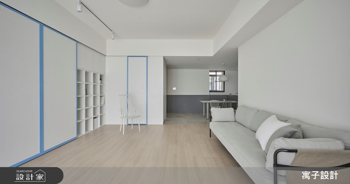 35坪老屋(16~30年)＿北歐風客廳案例圖片＿寓子設計＿寓子_Logam Life之1