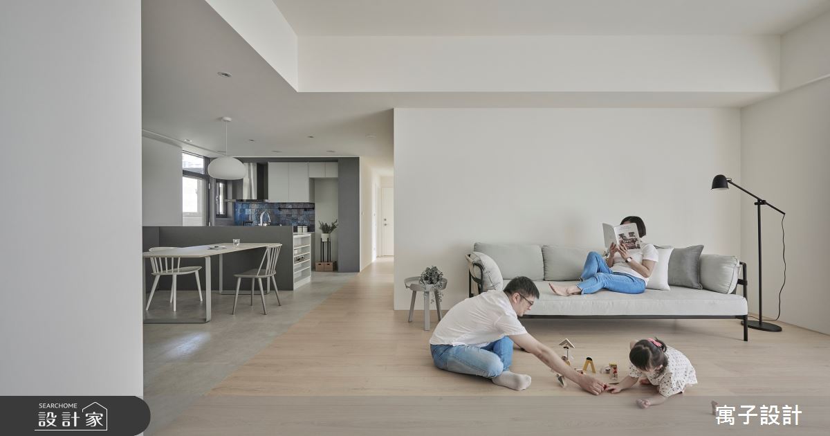 35坪老屋(16~30年)＿北歐風客廳案例圖片＿寓子設計＿寓子_Logam Life之6