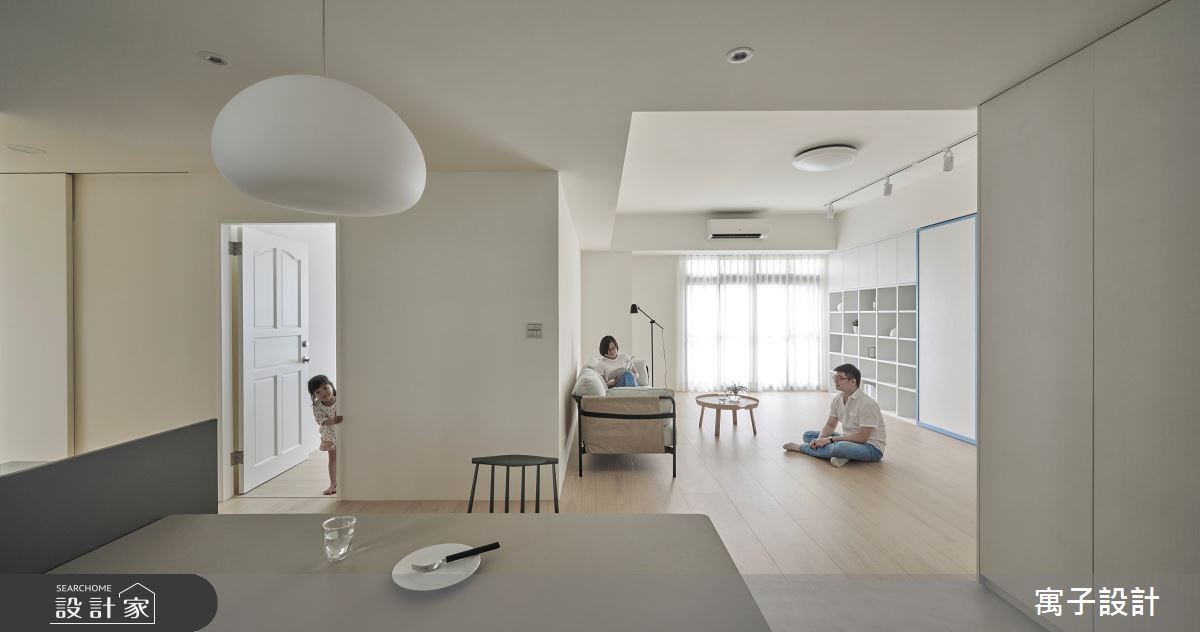 35坪老屋(16~30年)＿北歐風客廳餐廳案例圖片＿寓子設計＿寓子_Logam Life之7