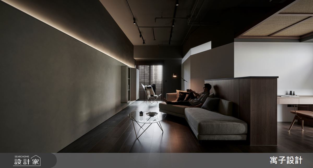 28坪新成屋(5年以下)＿現代風客廳案例圖片＿寓子設計＿寓子_無黠之1