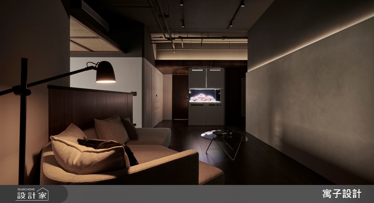 28坪新成屋(5年以下)＿現代風客廳案例圖片＿寓子設計＿寓子_無黠之7