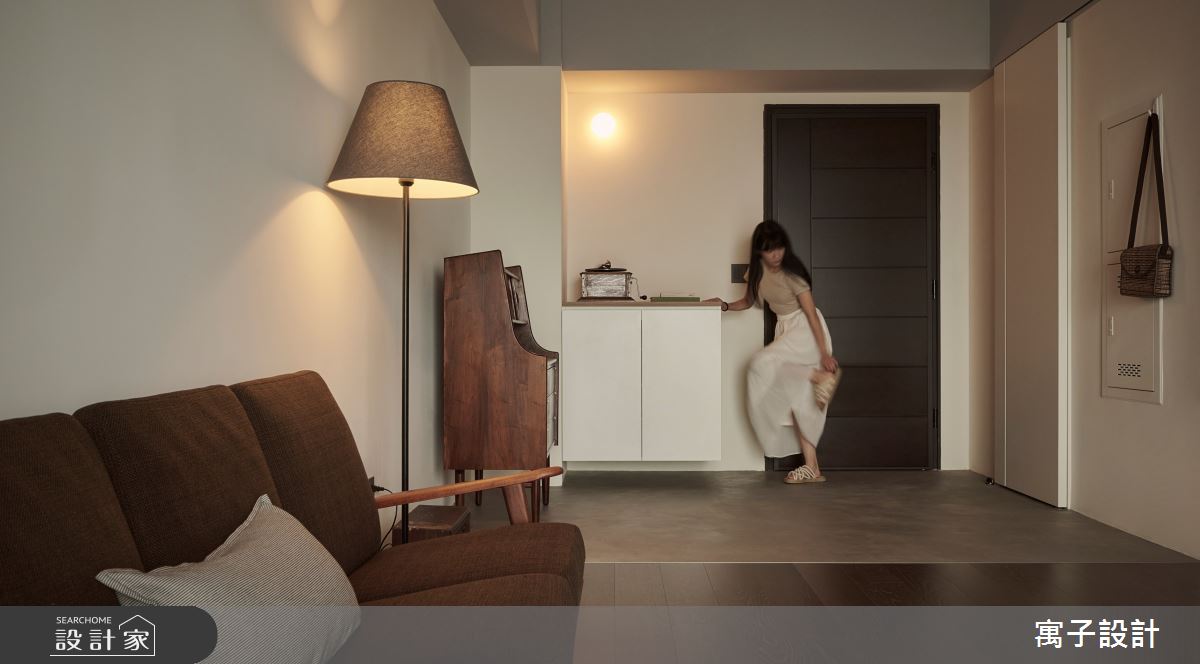 20坪新成屋(5年以下)＿日式無印風玄關客廳案例圖片＿寓子設計＿寓子_念念之6