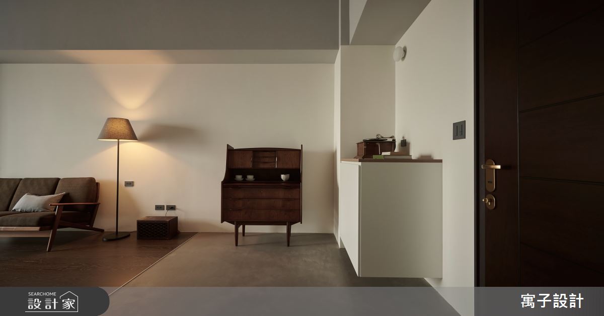 20坪新成屋(5年以下)＿日式無印風客廳案例圖片＿寓子設計＿寓子_念念之5
