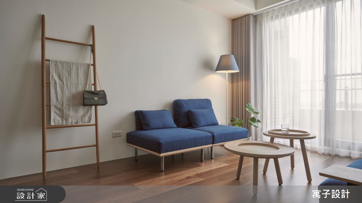 25坪新成屋(5年以下)＿北歐風客廳案例圖片＿寓子設計＿寓子_La Famill之3