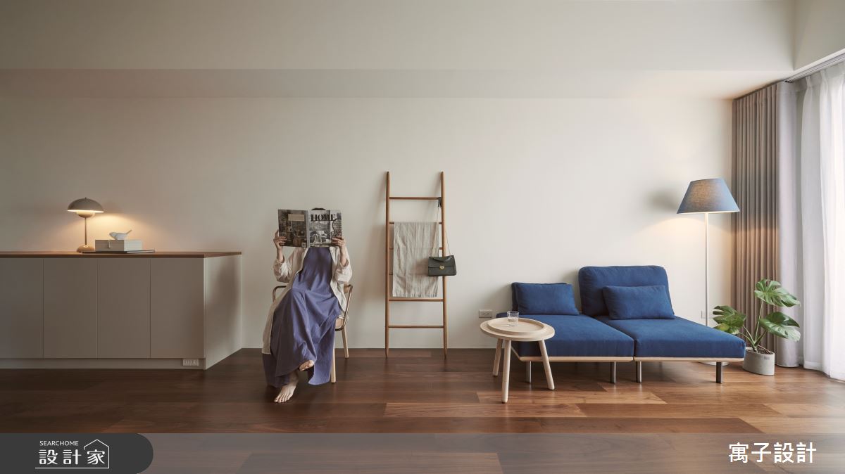 25坪新成屋(5年以下)＿北歐風客廳案例圖片＿寓子設計＿寓子_La Famill之4