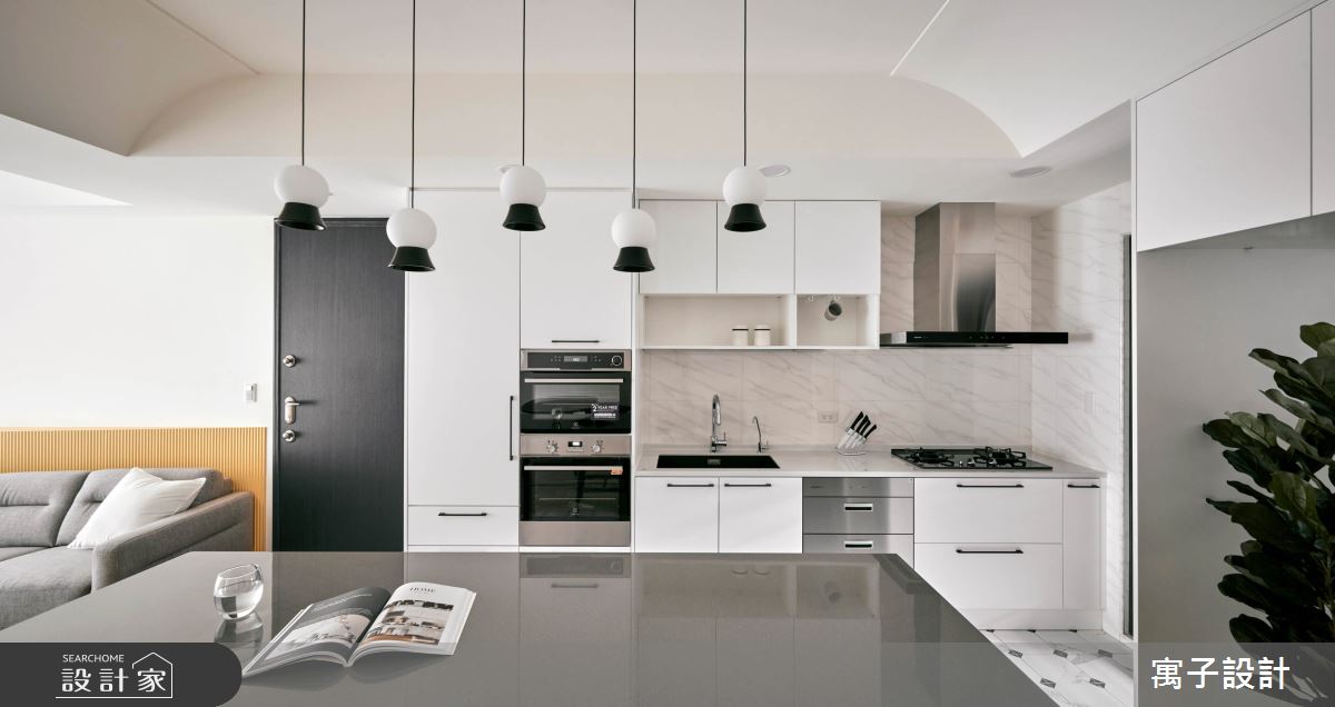 25坪新成屋(5年以下)＿北歐風廚房案例圖片＿寓子設計＿寓子_85㎡之4