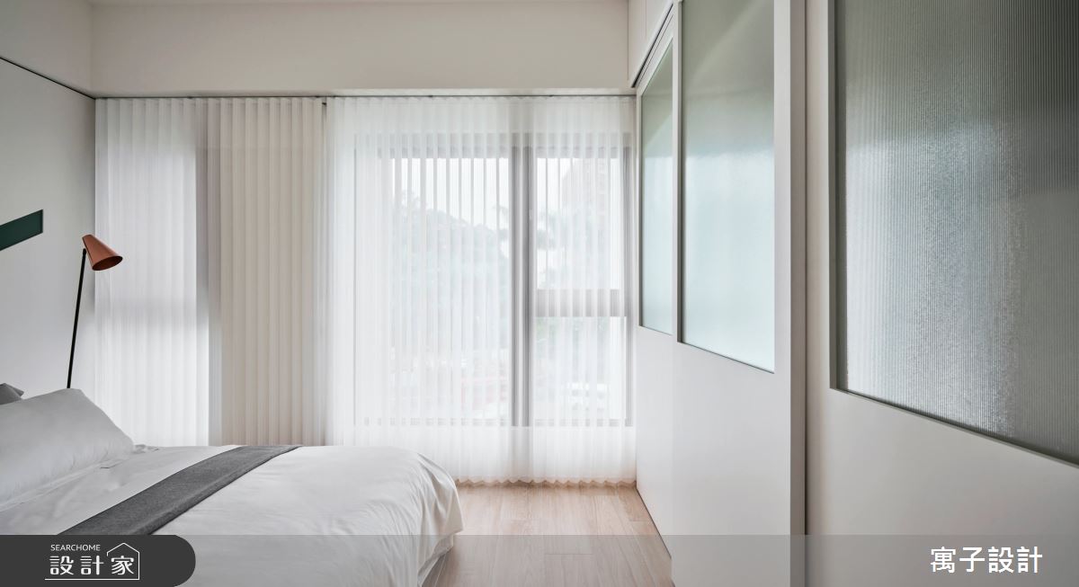 25坪新成屋(5年以下)＿北歐風臥室案例圖片＿寓子設計＿寓子_85㎡之14