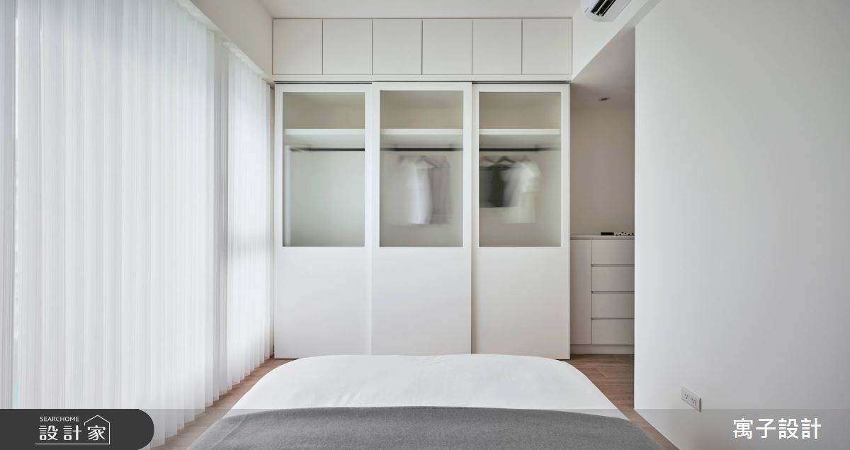 25坪新成屋(5年以下)＿北歐風臥室案例圖片＿寓子設計＿寓子_85㎡之18