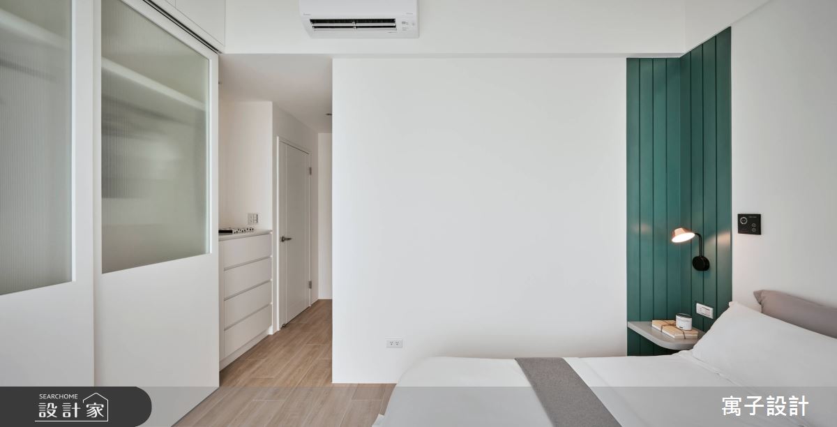 25坪新成屋(5年以下)＿北歐風臥室案例圖片＿寓子設計＿寓子_85㎡之17