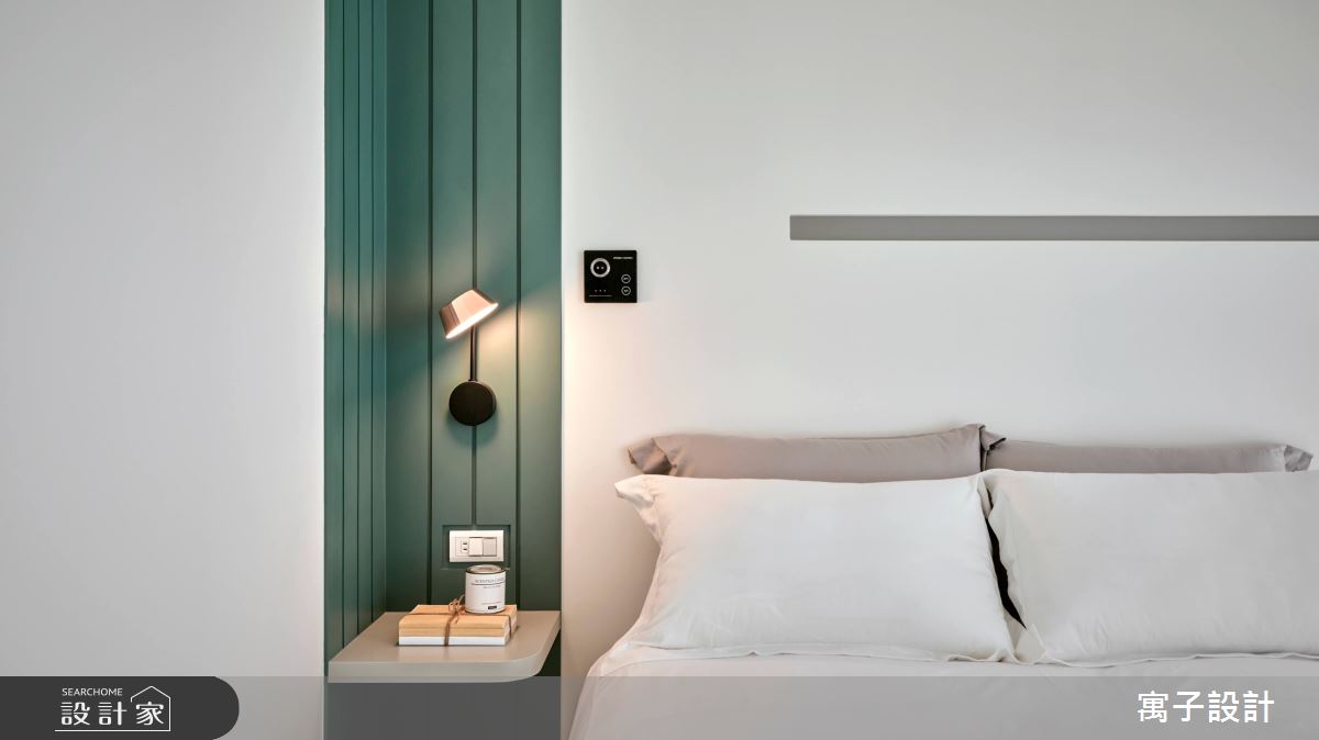 25坪新成屋(5年以下)＿北歐風臥室案例圖片＿寓子設計＿寓子_85㎡之16