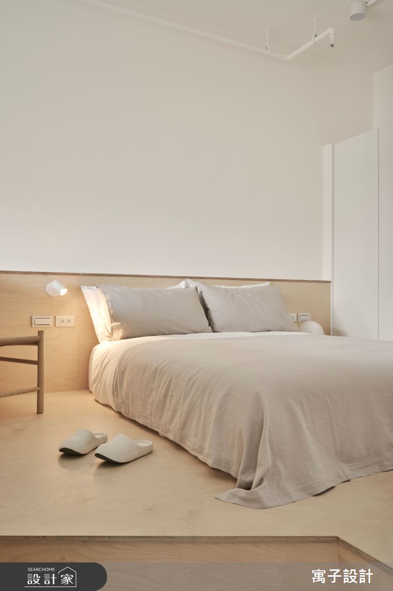 18坪新成屋(5年以下)＿現代風臥室案例圖片＿寓子設計＿寓子_mumi之12