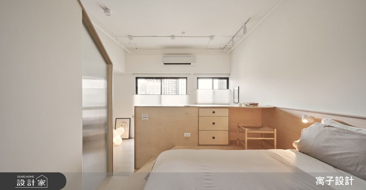 18坪新成屋(5年以下)＿現代風臥室案例圖片＿寓子設計＿寓子_mumi之14