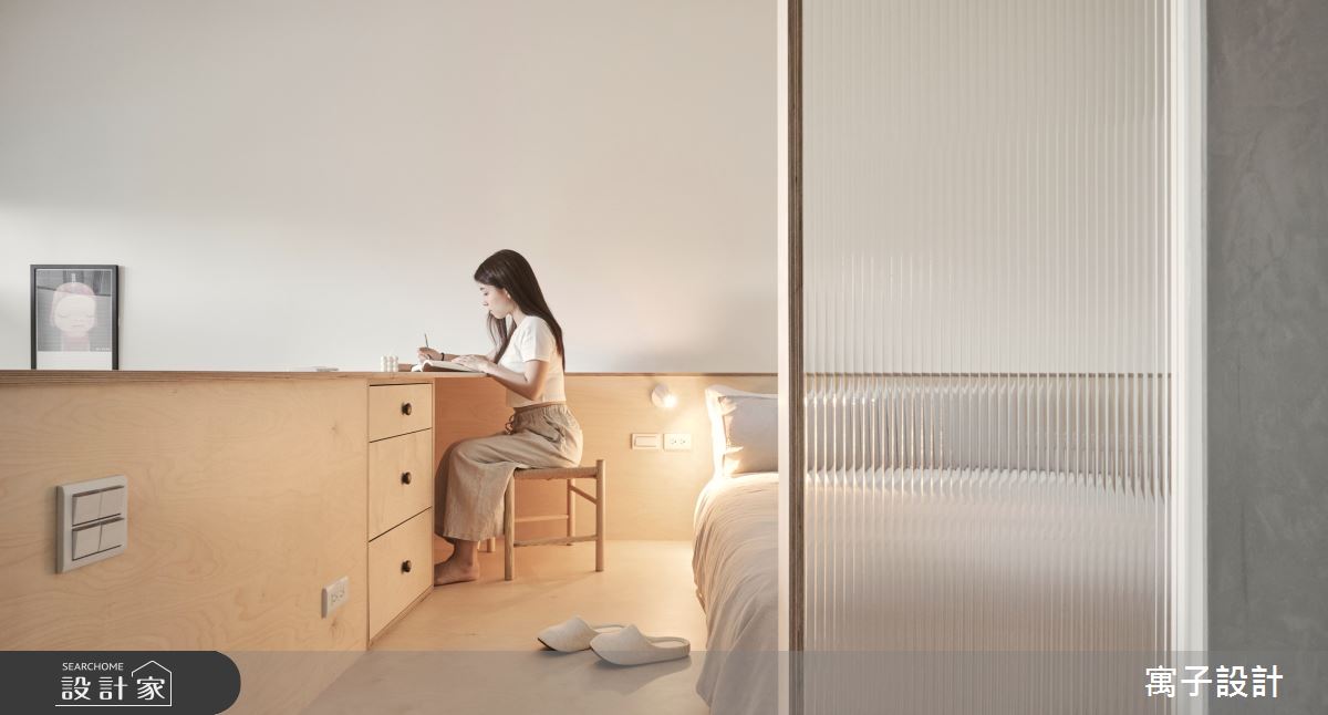 18坪新成屋(5年以下)＿現代風臥室案例圖片＿寓子設計＿寓子_mumi之10