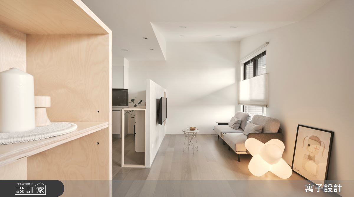 18坪新成屋(5年以下)＿現代風客廳案例圖片＿寓子設計＿寓子_mumi之7