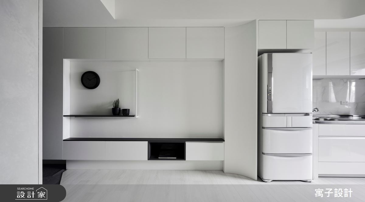 11坪新成屋(5年以下)＿簡約風客廳案例圖片＿寓子設計＿寓子_告白之6