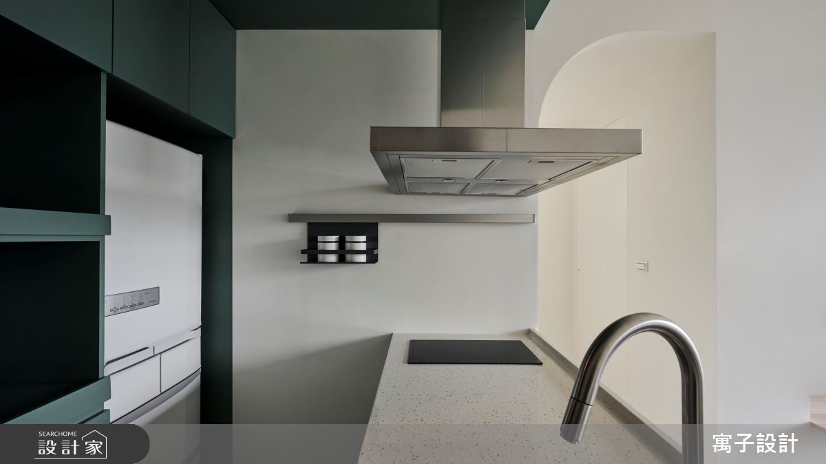 18坪新成屋(5年以下)＿北歐風廚房案例圖片＿寓子設計＿寓子_山旅之6