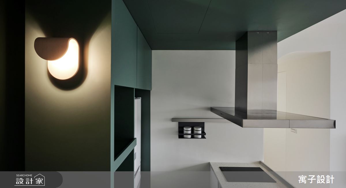 18坪新成屋(5年以下)＿北歐風廚房案例圖片＿寓子設計＿寓子_山旅之7