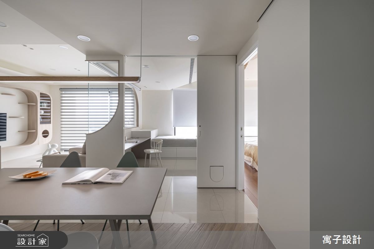 40坪新成屋(5年以下)＿北歐風餐廳案例圖片＿寓子設計＿寓子_躲貓貓之8