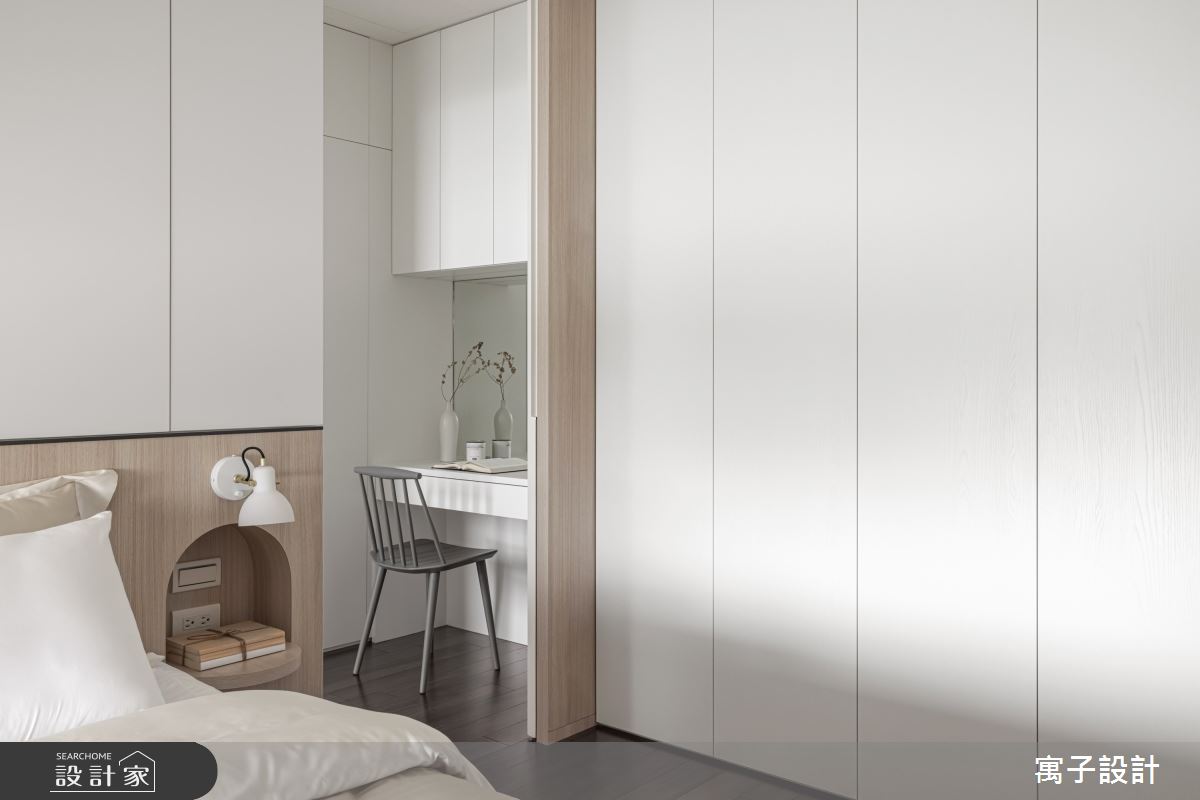 40坪新成屋(5年以下)＿北歐風臥室案例圖片＿寓子設計＿寓子_躲貓貓之13