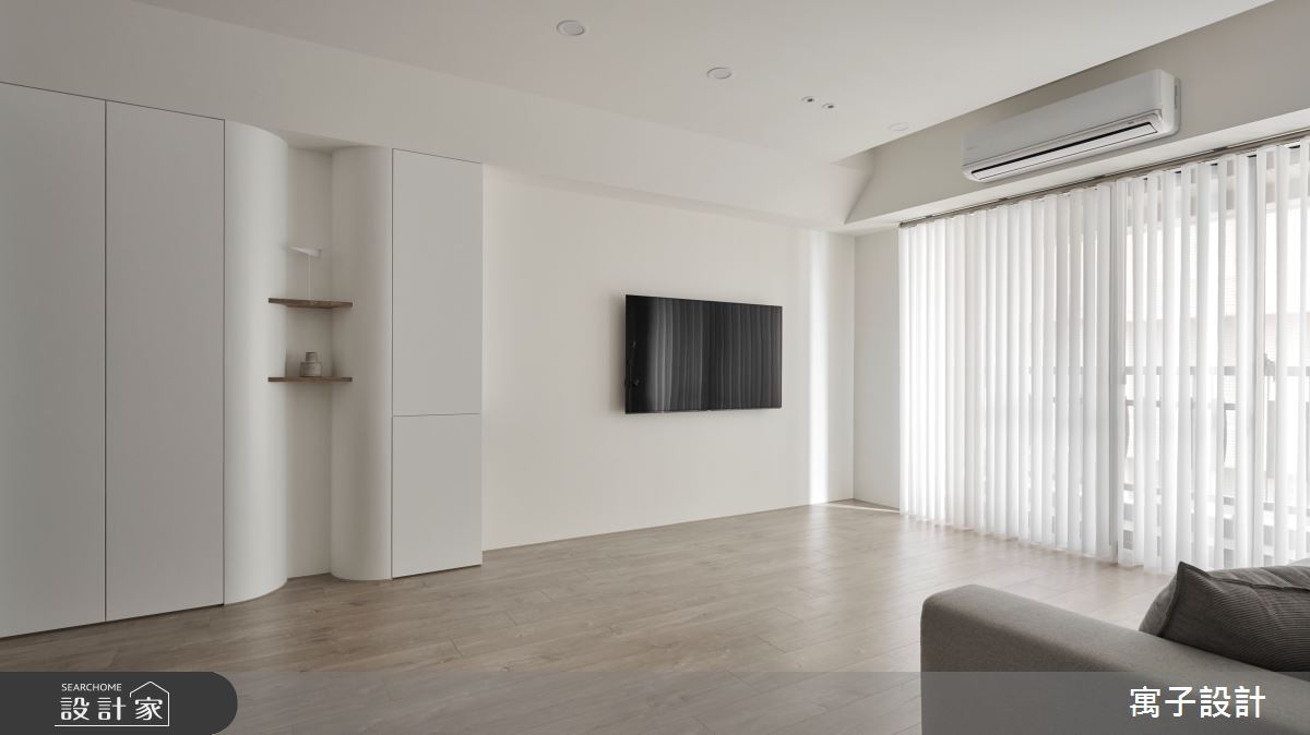 50坪老屋(16~30年)＿北歐風客廳案例圖片＿寓子設計＿寓子_Volume之5