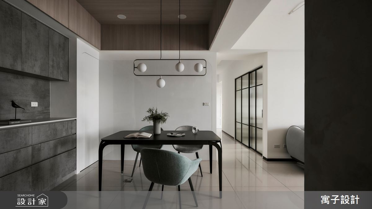 45坪新成屋(5年以下)＿現代風餐廳案例圖片＿寓子設計＿寓子_原生之1
