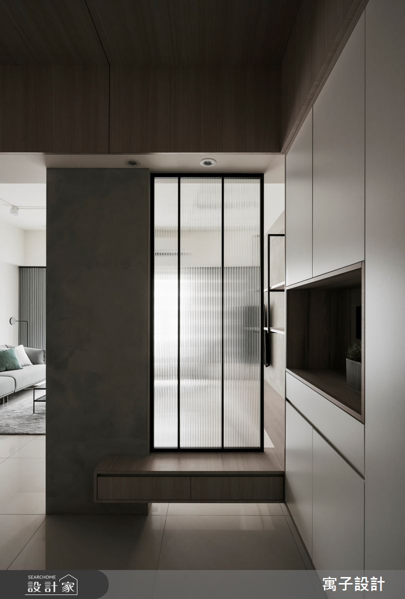 45坪新成屋(5年以下)＿現代風玄關案例圖片＿寓子設計＿寓子_原生之3