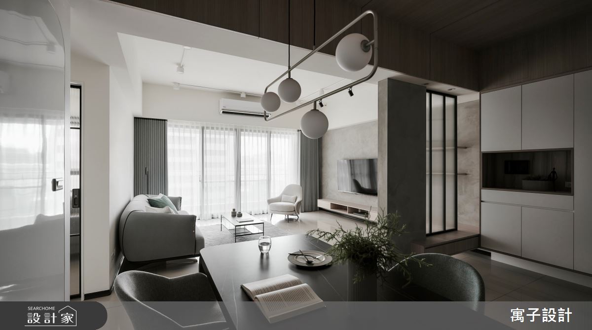 45坪新成屋(5年以下)＿現代風玄關案例圖片＿寓子設計＿寓子_原生之4