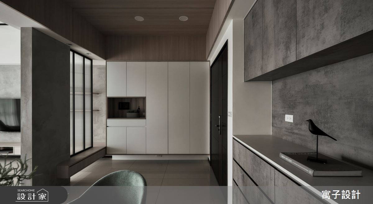 45坪新成屋(5年以下)＿現代風玄關案例圖片＿寓子設計＿寓子_原生之5