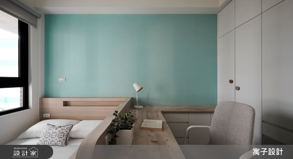 45坪新成屋(5年以下)＿現代風臥室案例圖片＿寓子設計＿寓子_原生之14