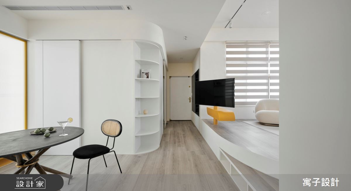 25坪老屋(16~30年)＿北歐風客廳案例圖片＿寓子設計＿寓子_曦之4